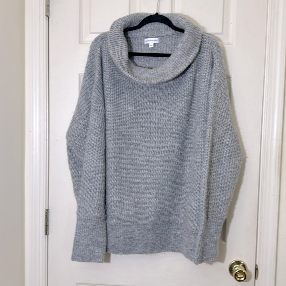 CALVIN KLEIN Women’s Gray Sweater Size Large Scoop Neck